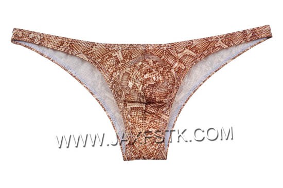 Men's Snakeskin Patter Bikini Briefs Underwear Pouch Briefs Mini Trunk Pants men gay underwear mens bikini sexy underwear men
