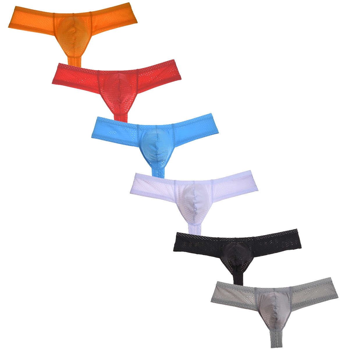 Sexy Men's Underwear Thongs G Strings Fashion Male Underpants Bikini Tback Breathable Men Shorts Elastic Comfy Pouch Design
