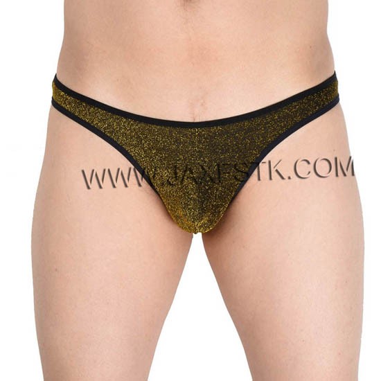 Men's Shiny Elastic Briefs Mini Bikini Briefs  Pouch Underwear Male Briefs