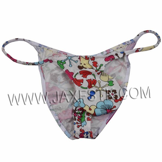 New Arrival flowery Printing Cotton Men's Underwear Briefs Shorts Pouch Male Underpants Fashion Sexy Men Boxer Briefs
