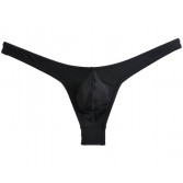 Nuovi uomini Bikini Thong Underwear Addensare Spandex Pouch T-Back Pants Mini slip G-String