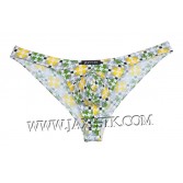 Borsello da uomo Slip bikini Slip Bottom Slip posteriore Stampato Spandex Underwear MUS206