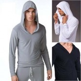 JAXFSTK Men's Hoodie Tee Casual long sleeve Tshirts Collection MU520