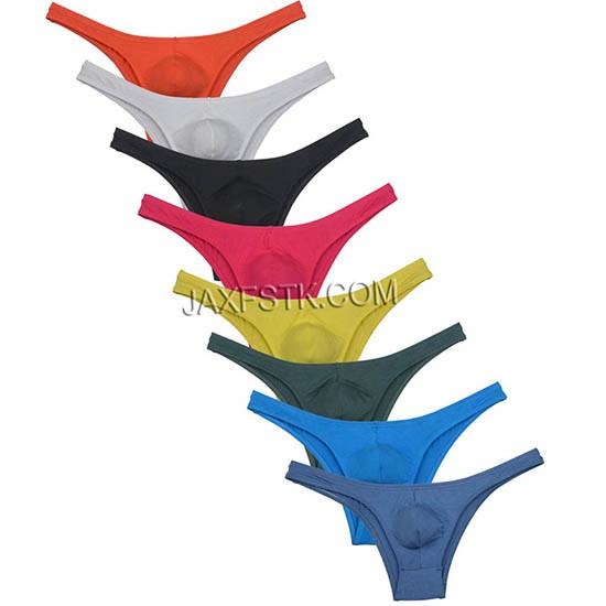 Sexy Underwear Men's Bikini Hipster Panties Half Cover Back Briefs Modal Cheeky Briefs MU2136