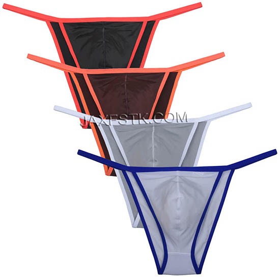 Sexy Open Side Shorts Men's String Side Bikini Underpants Bottoms Male Lingerie Briefs MU2152