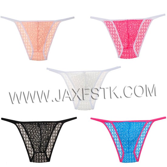 See Through Circle Holes Sexy Bikini Mens Underwear Briefs Charming Male Underpants Men Brief Undershorts Gay Underwear Panties