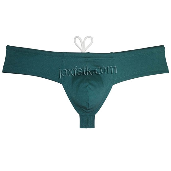 Men's Mini Cheeky Swim Briefs – Solid Brazilian Bikini, Quick Dry Nylon/Spandex