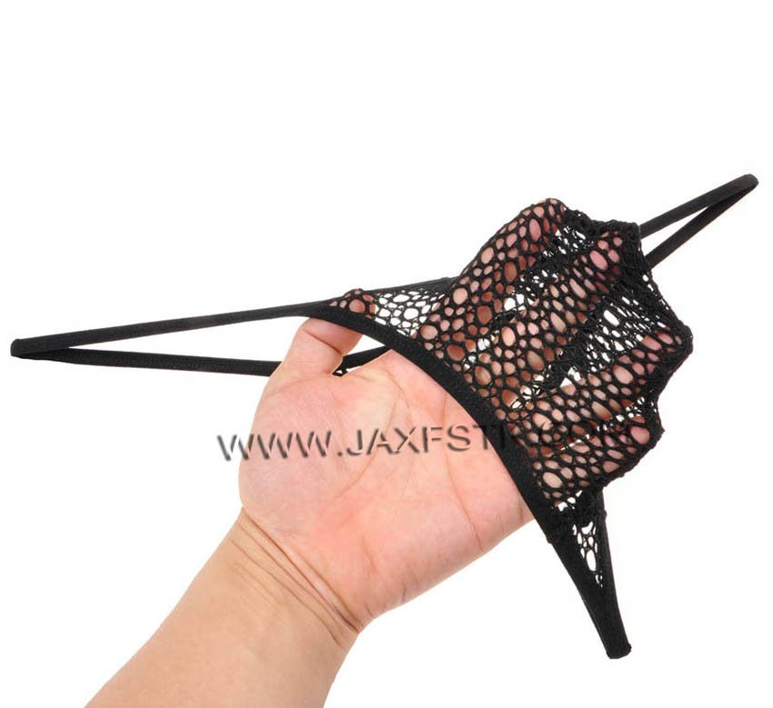 Men's Lace Mesh Tongs Underwear Bluge Pouch Bikinis G-Strings