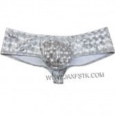 Shiny Leather Mini Cut Boxers Sexy Men Liquid Pro Stretch Trunk Underwear 