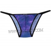 Sexy Men 's Star Sky Mesh T-Back Underwear Ceinture Mini String Bikinis String MU221X