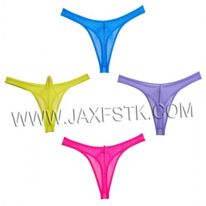 See-Through Protruding Pouch Sexy Bikini Men's Thongs and G-Strings Charming Male Thong Underwear Men Underpants Tanga Lace T-Back