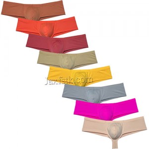 New Sexy Men's Swimming Cloth Fabric Boxer Briefs Underwear Bulge Pouch Brazilian Bikini MU3005b M L XL 8 Colors for Choose