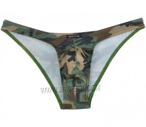 New Men's Camouflage Bikini Briefs Camouflage Underwear Elastic Bulge Pouch Micro Pants Mini Brief Short Pants