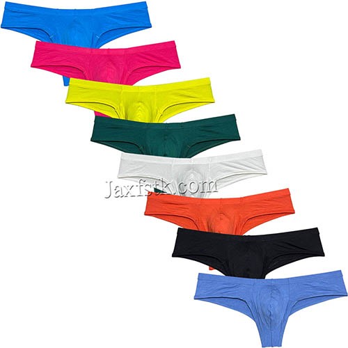 New Sexy Men's Modal Mini Bikini Boxer Briefs Underwear Comfy Enhance Pouch Bikini Boxers Size M L XL MU2133