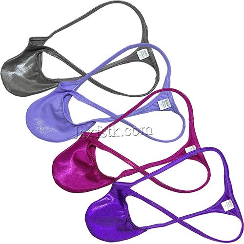 Men's Gloss Micro Bikini Thong Underwear String T-back Contour Pouch Underpants Size M L XL 4 Colors For Choose MU293C