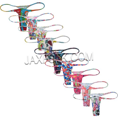 Sexy Men's Minimal Coverage Posing Bulge Thong Underwear G-String T-Back Tangas Panties  TS52-3B