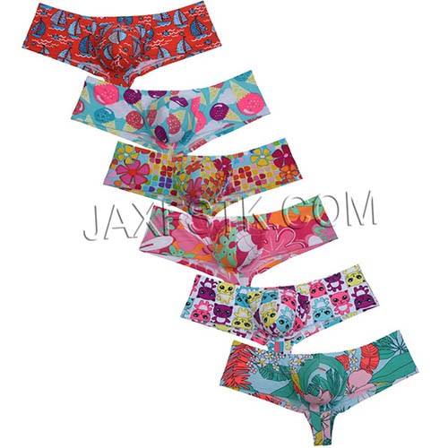 Fashion Men Cheeky Shorts Massclusive Brazilian Bikini Underwear Sexy Boxer Brief Trunks TS55-6N