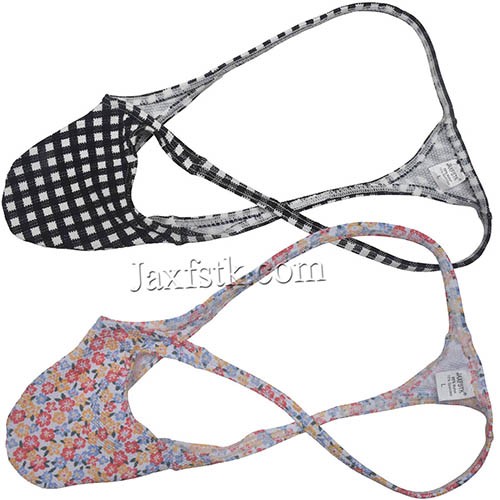 Men's  Air Bubble Knitted Fabric Micro Thong Underwear Elastic String Bikini Tangas MU653