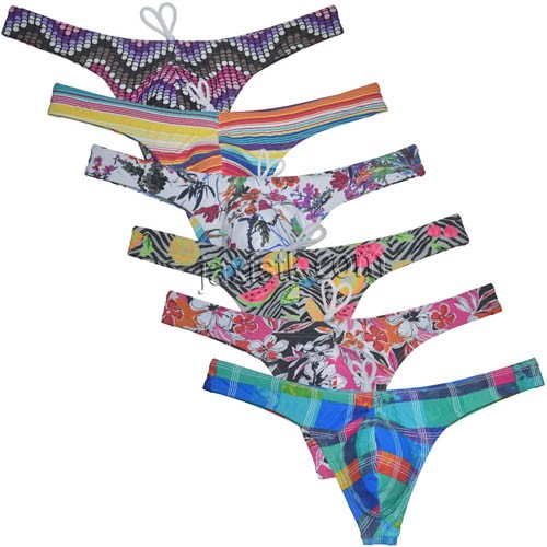 Sexy Swimsuit Men's Bikini Thong Swimwear Contour Pouch Tangas  T-back Board Surf Short Trunks MU69_2