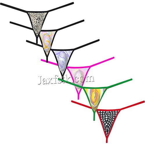 Men's Contour Pouch String Thong Underwear Ultra Exposure G-string Sexy Tangas MU299 M L XL