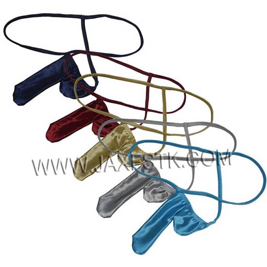 Glitter Shiny Underpants Sexy Micro String Bikini Thongs For Men Long Pouch Mini G-string Fashion Male Bottoms Hot Shorts Elastic Stretch