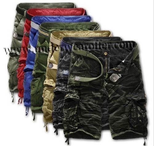 NWT Men Casual Army Cargo Combat Camo Camouflage Overall Shorts Sports Pants MU947 8 Colors For Choose