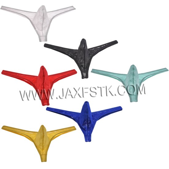New Arrival Fashion Design Hexagon Pattern Sexy Men's Bikini Thongs Breathable Mesh G-Strings Pouch Male Thong Underwear Elastic