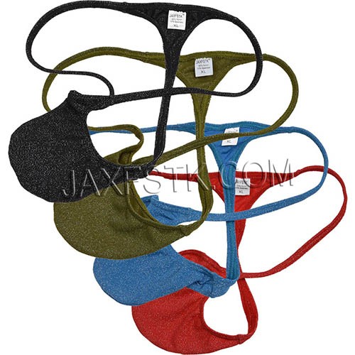 New Sexy Thong Men's Shiny Micro Underwear Mini Bikini G-string Pants Big Pouch Jockstrap  TS793