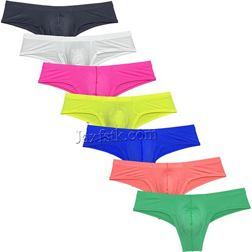 Men's Mini Bikini Boxer Briefs Underwear Comfy Enhance Bulge Pouch Bikini Boxers Size M L XL MU2112