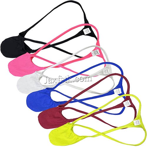 Men's Cotton Micro Thong Pouch String T-back Underwear Bikini Tanga Strap Trunks MU143 M L XL