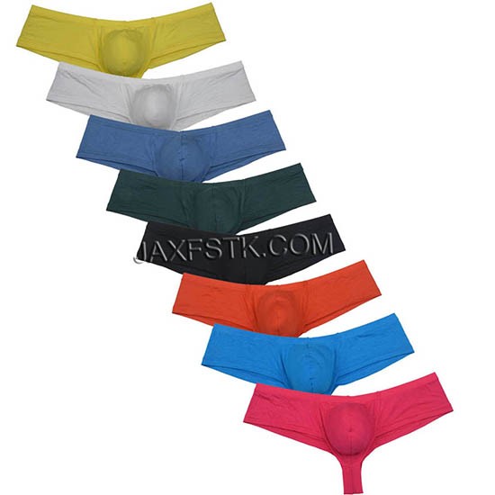 Sexy Men's Underwear 1/2 Cover Back Boxers Hipster Shorts Brazil Bikini Skimpy Briefs MU2125