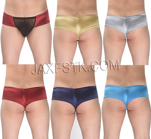 Fashion Men's  Brazil Bikini GYM Underwear Shiny New Thong Pants Trunks Bulge Pouch Cheek Boxer TS626