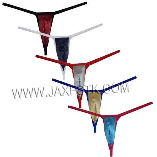 Shiny Underwear For Men Fashion Patchwork Design Sexy Bikini Thongs Male G-string Smooth Underpants Mini Shorts Glitter Pouch