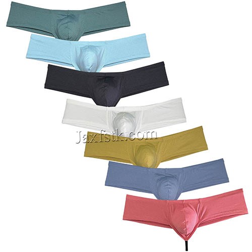 Men's Hipster Hip Hop Boxer Briefs Underwear Ultimate Bikini Bottoms Panties 1/3 Buttocks MU666 M L XL 7 Colors For Choose