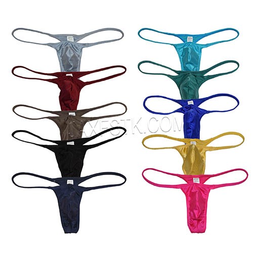 Male Pouch Tangas  Sexy Underwear Men's String Contoured Pouch Grape Smugglers Underwear Thong  TS712-10N