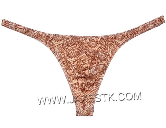 Men's Snakeskin Thong Underwear Pouch G-Strings jockstrap gay men thong jockstrap g string jock strap underwear