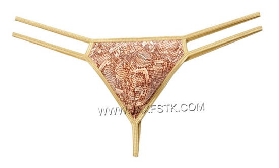 Men's Snakeskin Belt T-Back Underwear Pouch G-Strings Jockstrap jockstrap gay men thong jockstrap g string jock strap underwear