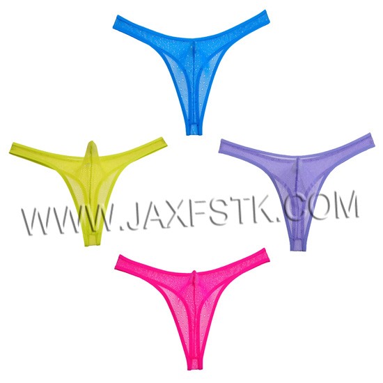 See-Through Protruding Pouch Sexy Bikini Men's Thongs and G-Strings Charming Male Thong Underwear Men Underpants Tanga Lace T-Back