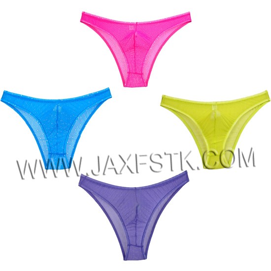 Sexy Bikini See-Through Men's Briefs Underwear Pouch Meticulous Design Fashion Male Underpants Men Brief Elastic