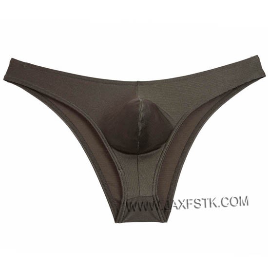 Men Shiny Classic Fit Bulge Pouch Bikini Brief Underwear Mini Pants Cheeky Satin Briefs
