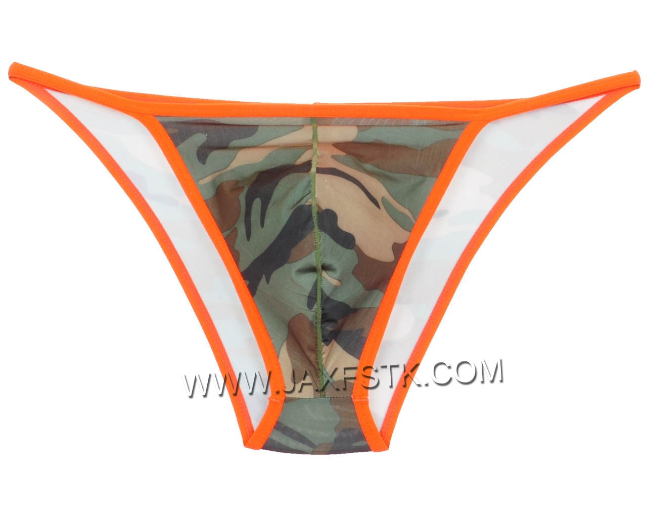 New Men's Camouflage Bikini Briefs Underwear Pouch Rope Side Open Brief 