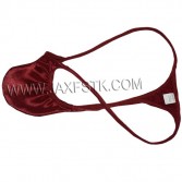 Men Athletic Shiny Micro String Thong Underwear Male Gym Pouch Tangas Mini Pants