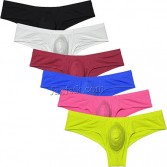Men Cotton Mini Bikini Boxer Brief Underwear Enhance Pouch Bikini Boxers Hipster MU128