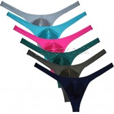 Sexy Stretch G-string Men's Wet Look Underwear Low Rise Underpants Micro Enhancer Thong TS2141