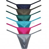 Sexy Low Rise G-string Men's Side Enhancer Microkini Underwear Underpants Shiny G-String TS2144