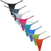 Men's Underwear Close-fitting String Thong Jock Strap Male Minimal Coverage T-back MU2162