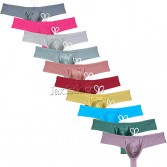 Men's Mini Cheeky Swimwear Solid Brazilian Bikini Briefs Surf Board Swim Trunks Size M L XL 10 Colors For Choose MU2294B