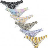 Men's Hipster Bikin Briefs Bubble Knitted Cheeky Briefs Male Pouch Bottoms Short MU297 M L XL