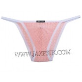 Malla de encaje para hombre Mini Briefs Ropa interior Sexy Bulge Pouch Briefs Tanga pantalones M L XL MU233X