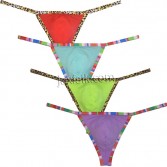 Men Ultra-thin Ice Silk Male Pouch Thong Underwear G-String Hipster Pants Jockstrap Shorts MU2407